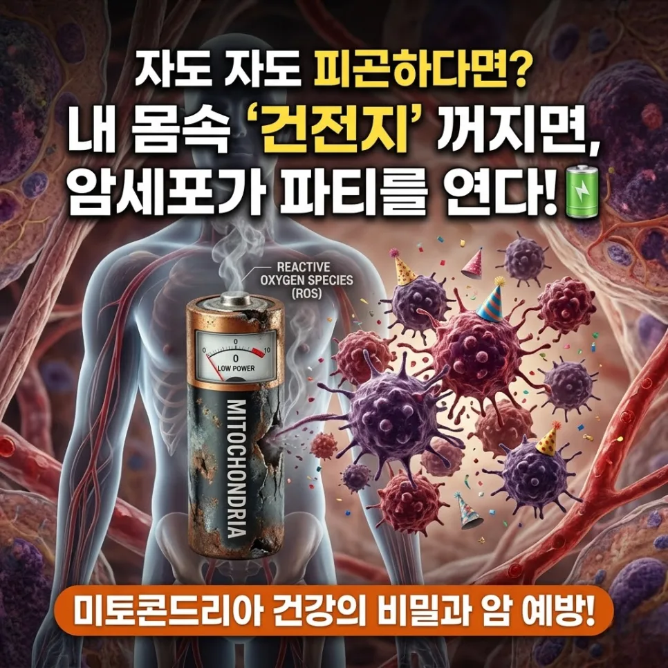 미토콘드리아 건강, 암 예방의 핵심 2026: 활성산소 줄이는 법