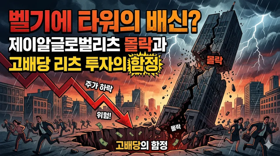 고배당 리츠 투자, 제이알글로벌리츠 사태 2026년 재점검