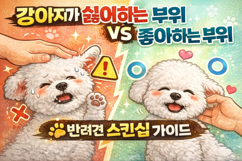 강아지가 싫어하는 부위 vs 좋아하는 부위: 2026년 반려견 교감 가이드