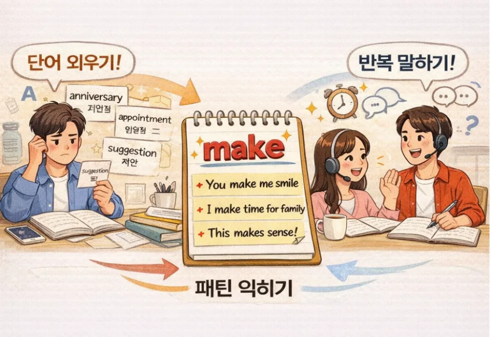 동탄 영어회화: 'make' 활용법 2026년 완벽 정리 2