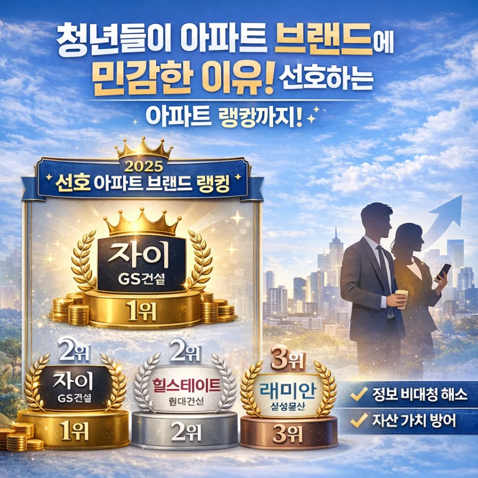 청년은 왜 아파트 브랜드에 집착할까? 2026년 자산 격차 해법