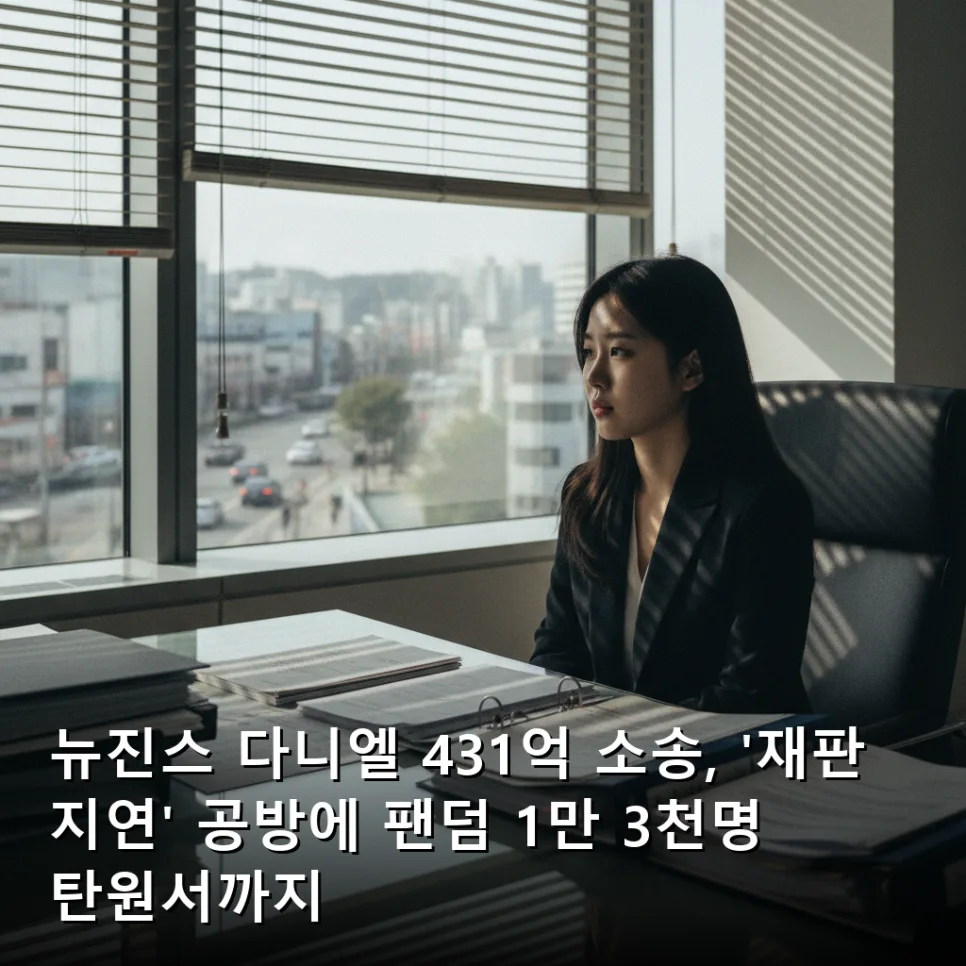 뉴진스 다니엘 431억 소송: 재판 지연 공방 2026년 전망