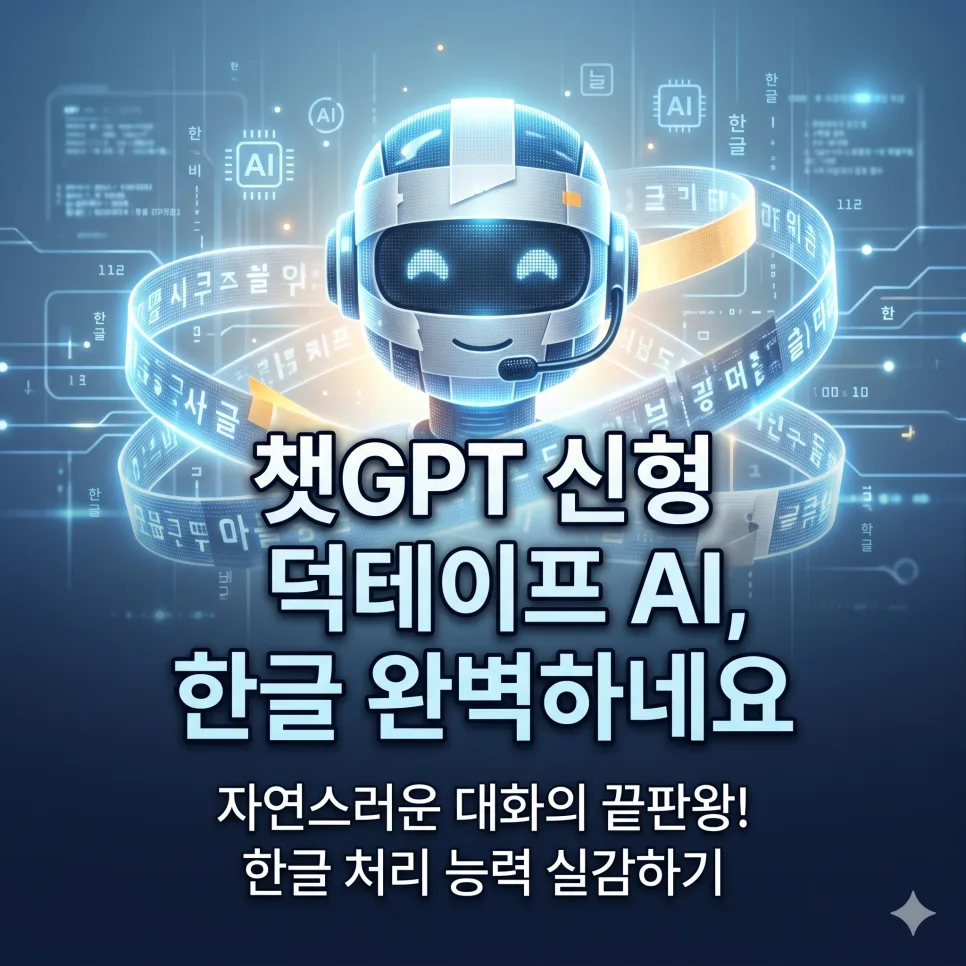 덕테이프 AI, 한글 완벽 구현? 2026년 이미지 생성 혁신 총정리