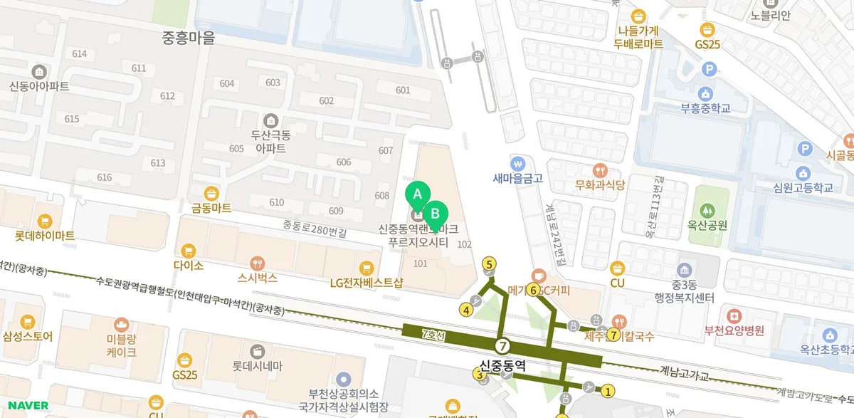 신중동역 랜드마크 푸르지오시티 사무실 월세 조건 2026년 총정리 2