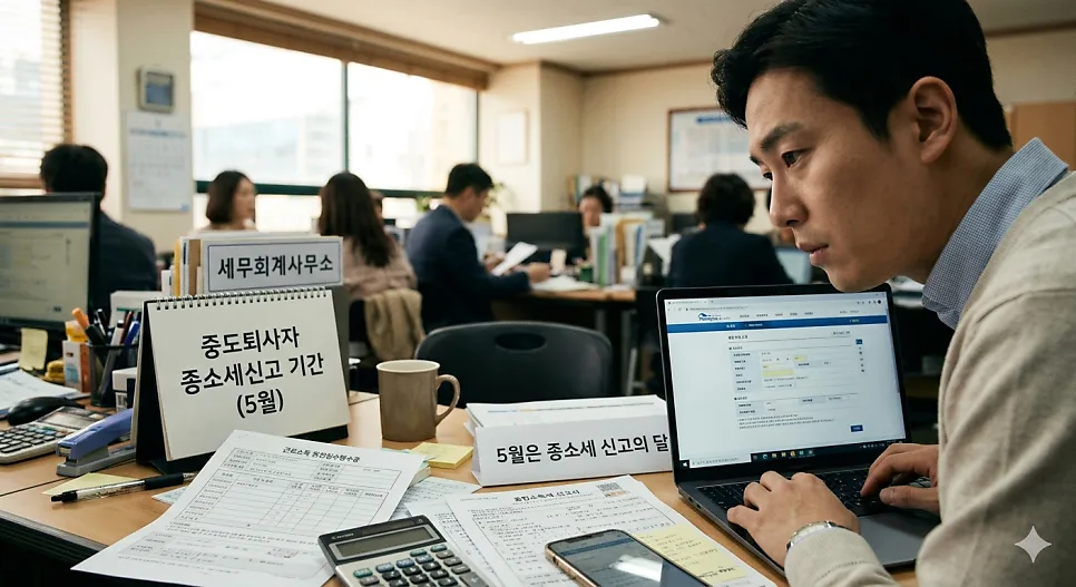 2026년 중도퇴사자 종합소득세 신고 완벽 가이드: 놓치면 손해!