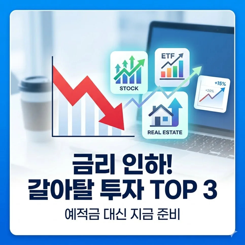 2026년 금리 인하 시기 전망과 예적금 대안 투자처 3가지