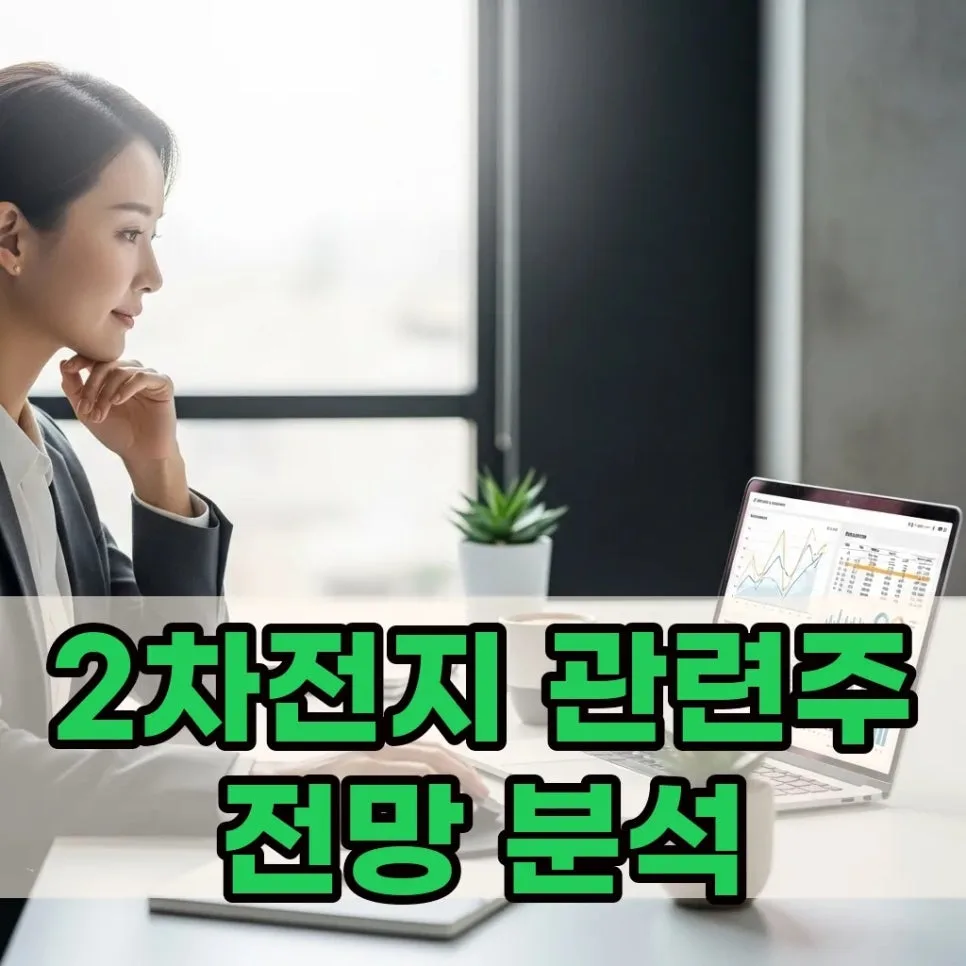 2차전지 대장주 전망 2026: ETF 포함 핵심 종목 분석