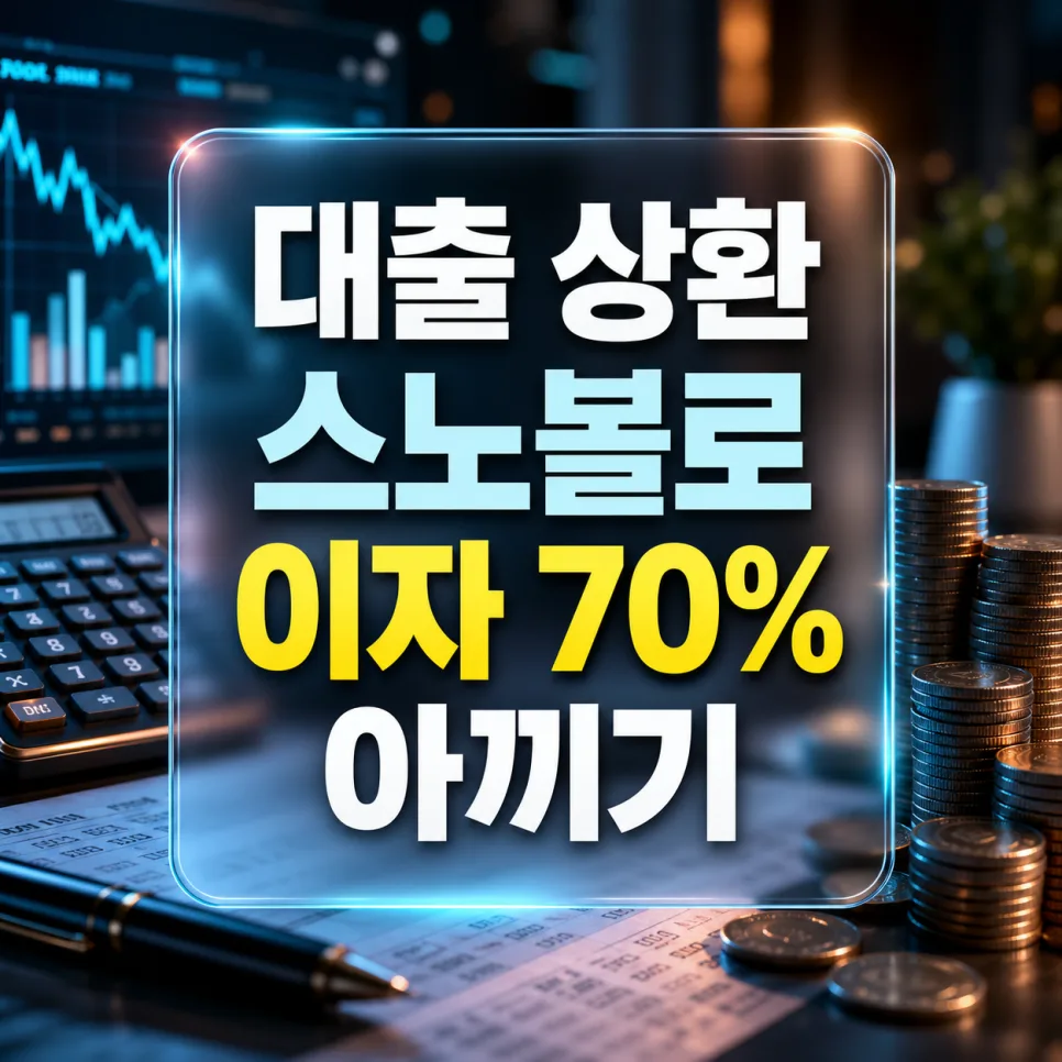 대출 이자 70% 절약하는 스노볼/스택 상환법 비교 2026