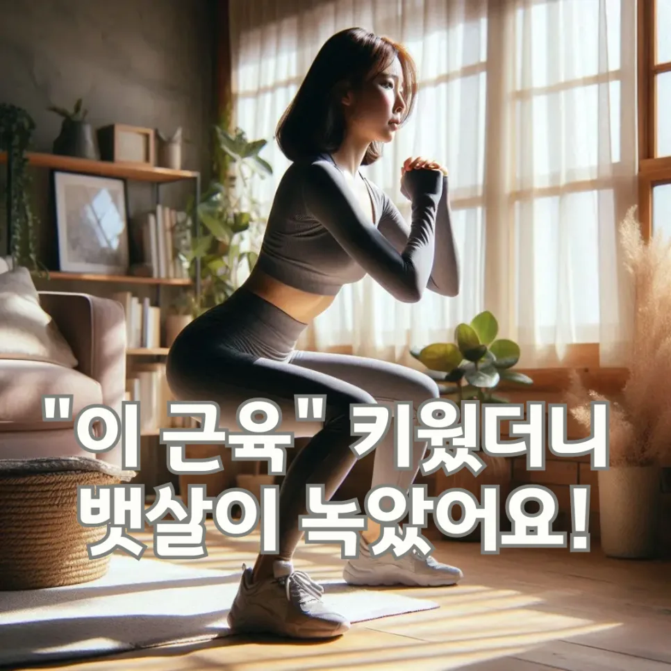 뱃살 녹이고 혈당 낮추는 운동 2026: 달리기 대신 이것!