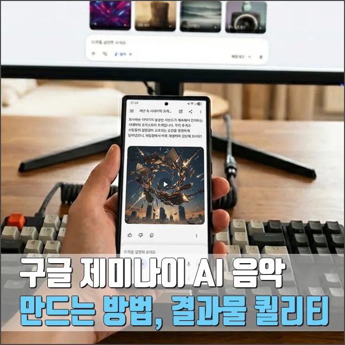 구글 제미나이 AI 음악 만들기 2026: 리리아3 활용법과 퀄리티 분석