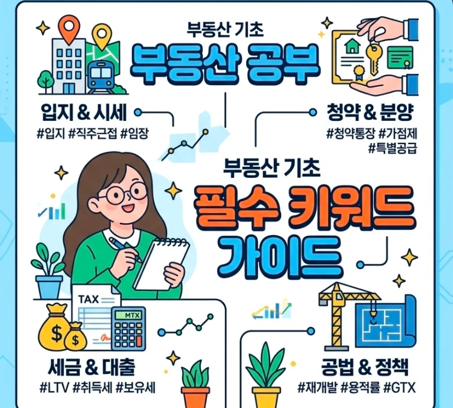 2026년 부동산 기초: 초보자가 꼭 알아야 할 4가지 핵심 용어