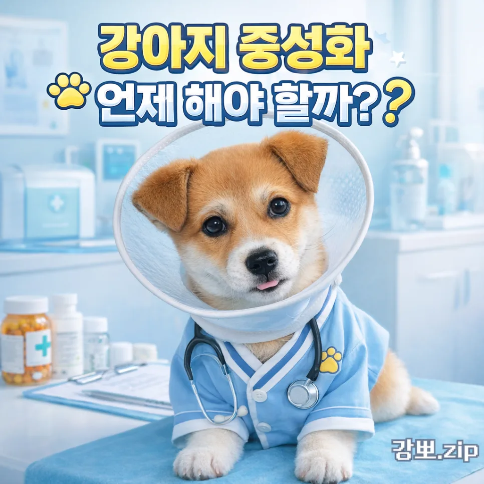 강아지 중성화 시기, 비용, 이유 완벽 정리 (2026년 최신 정보)