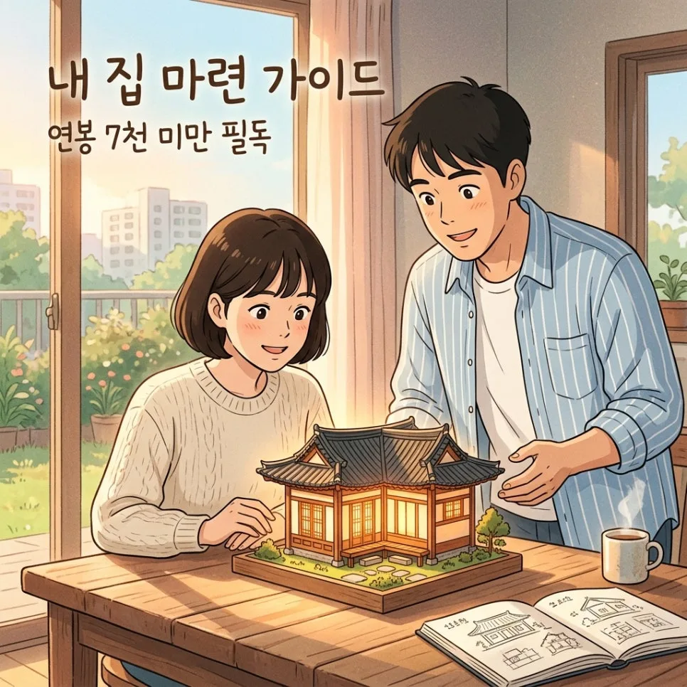 연봉 7천 이하 내 집 마련, 디딤돌 대출 & 취득세 2025 총정리