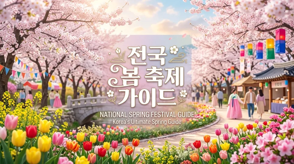 전국 봄꽃 축제 2026년 4월 추천: 가볼만한 곳 총정리