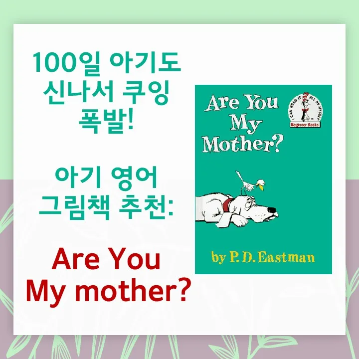 아기 첫 영어 그림책 'Are You My Mother?' 2026년 활용법