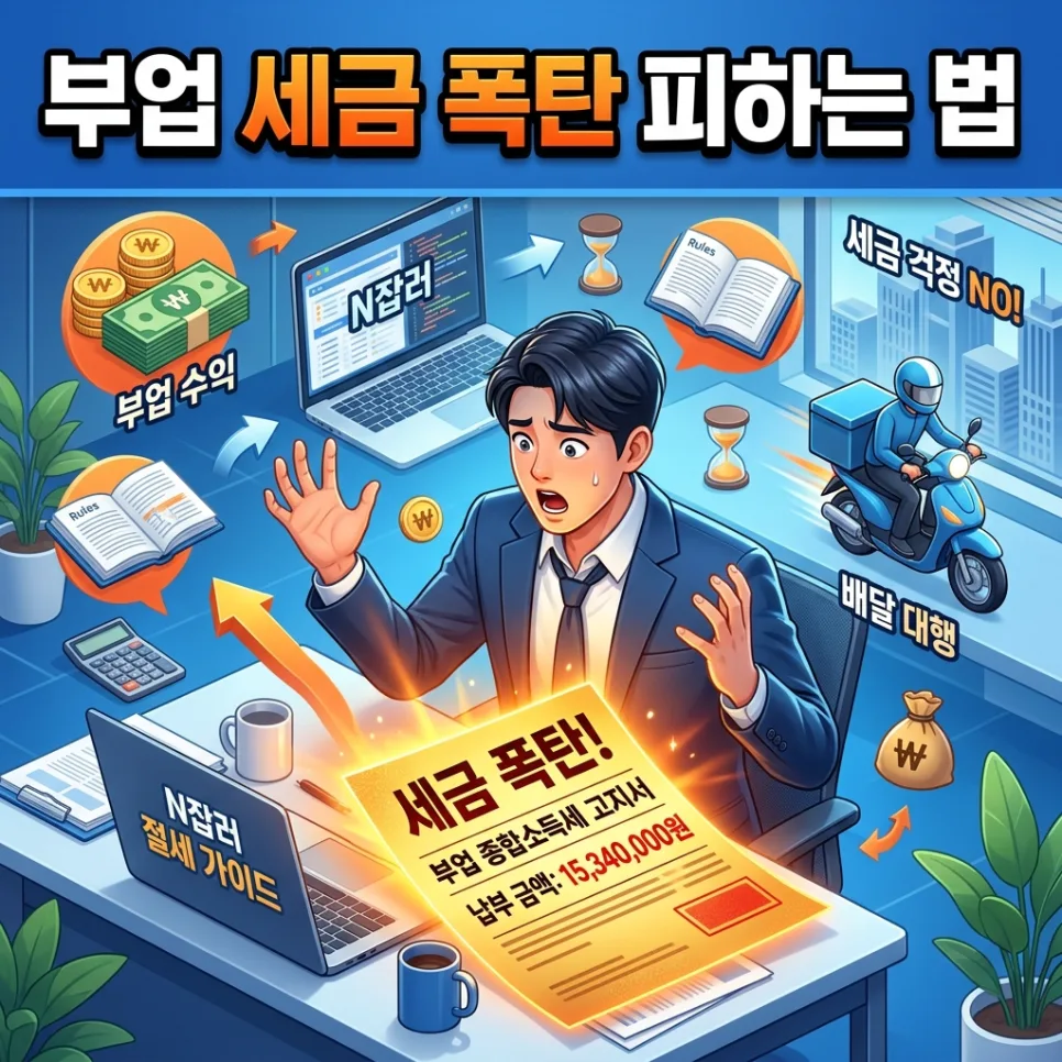 직장인 부업 세금 폭탄 피하는 법 2026년 총정리