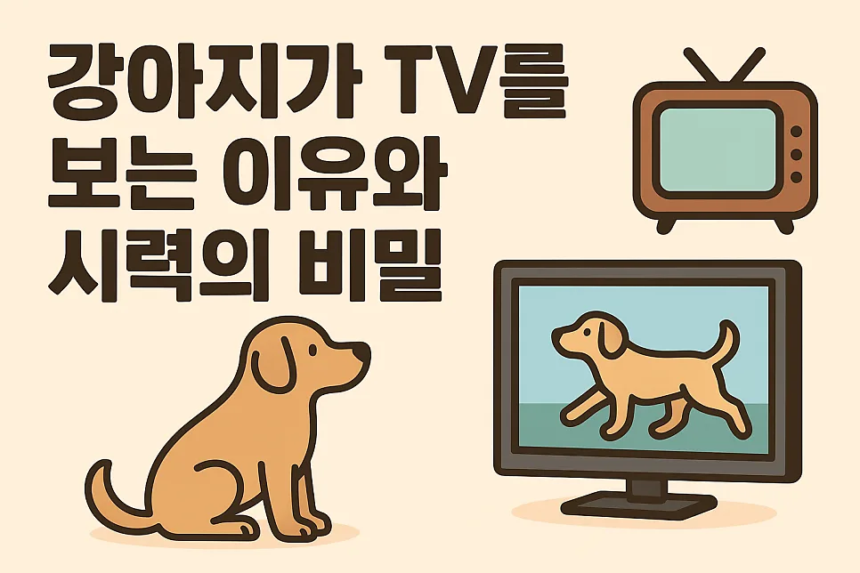 2026년 강아지 TV 시청 이유와 시력 비밀: 직접 확인한 정보