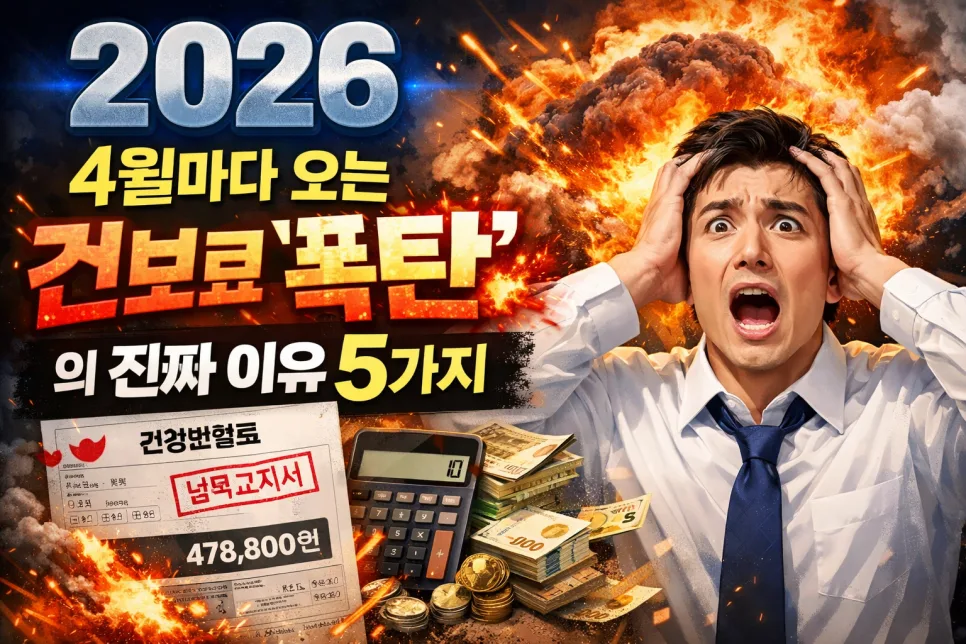 건보료 폭탄, 2026년 4월 정산 이유와 대처법 총정리