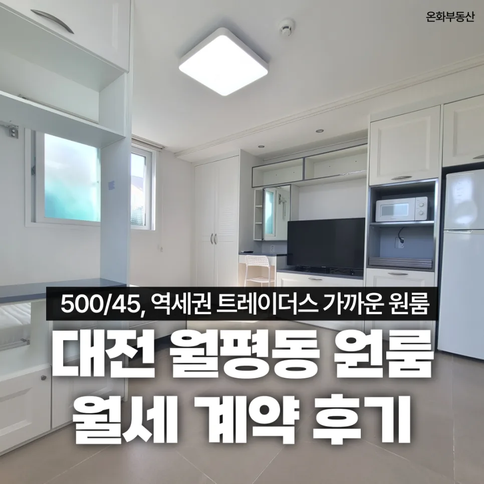 대전 원룸 월세, 트레이더스 인근 채광 좋은 집 찾는 법 2026