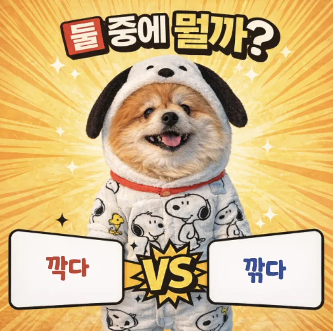깎다 vs 깍다, 2026년 올바른 맞춤법 완벽 정리