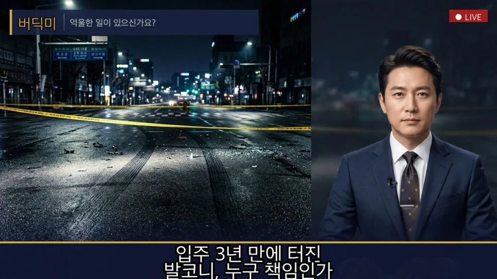 아파트 발코니 붕괴, 입주 3년 후 하자보수 책임은? 2026년 판례 분석