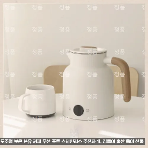 다룸 멜로우 전기포트 2026년, 온도조절·보온 기능 후기 비교