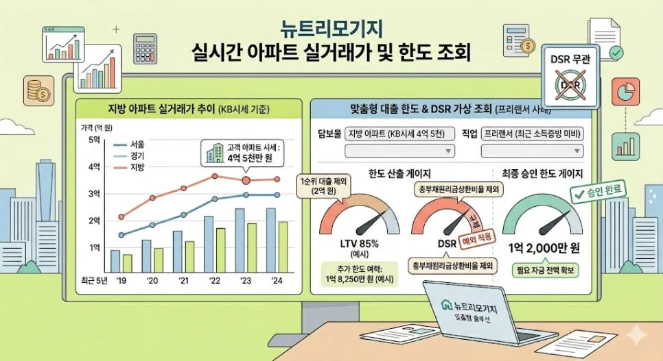 소득증빙 없는 지방 아파트 후순위 대출 1억, 프리랜서도 가능할까? 2026 2