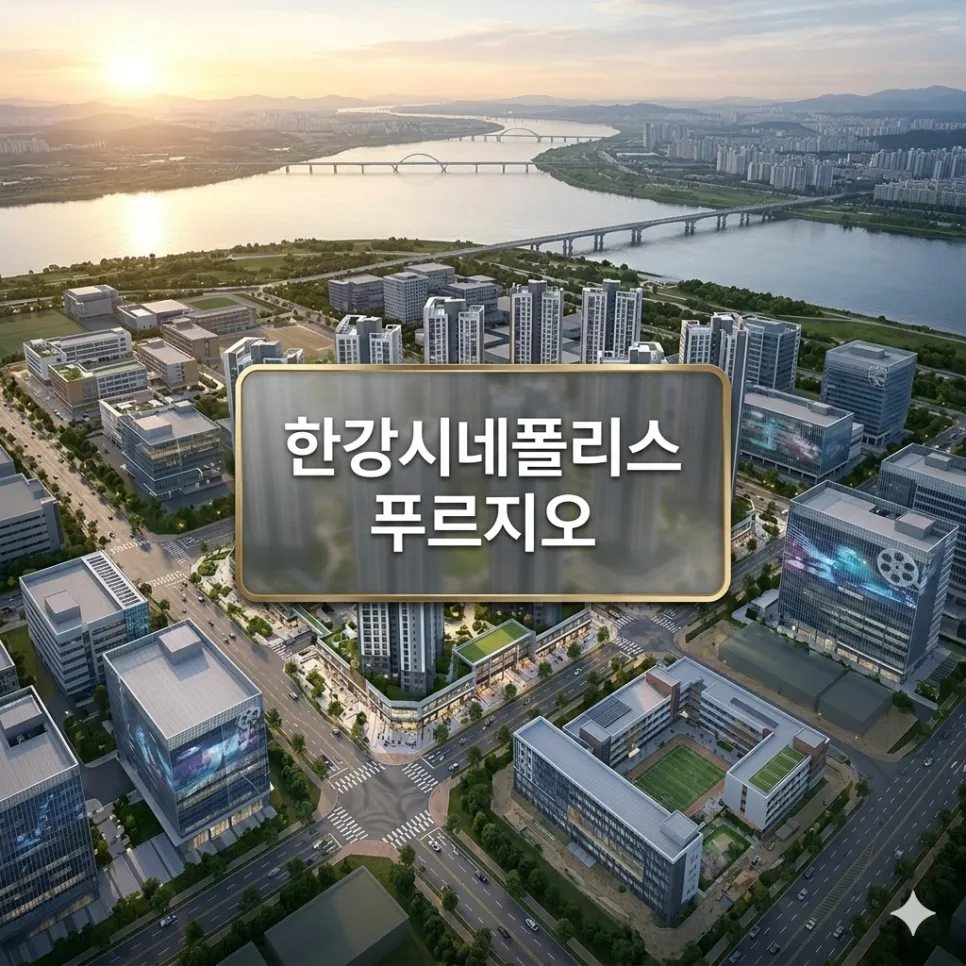 한강시네폴리스 푸르지오 청약 전략 2026: 공원 품은 대단지 분석