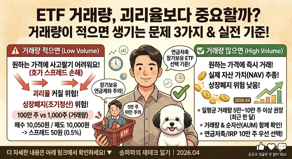 ETF 거래량 2026년 기준: 초보 투자자가 꼭 알아야 할 3가지 이유