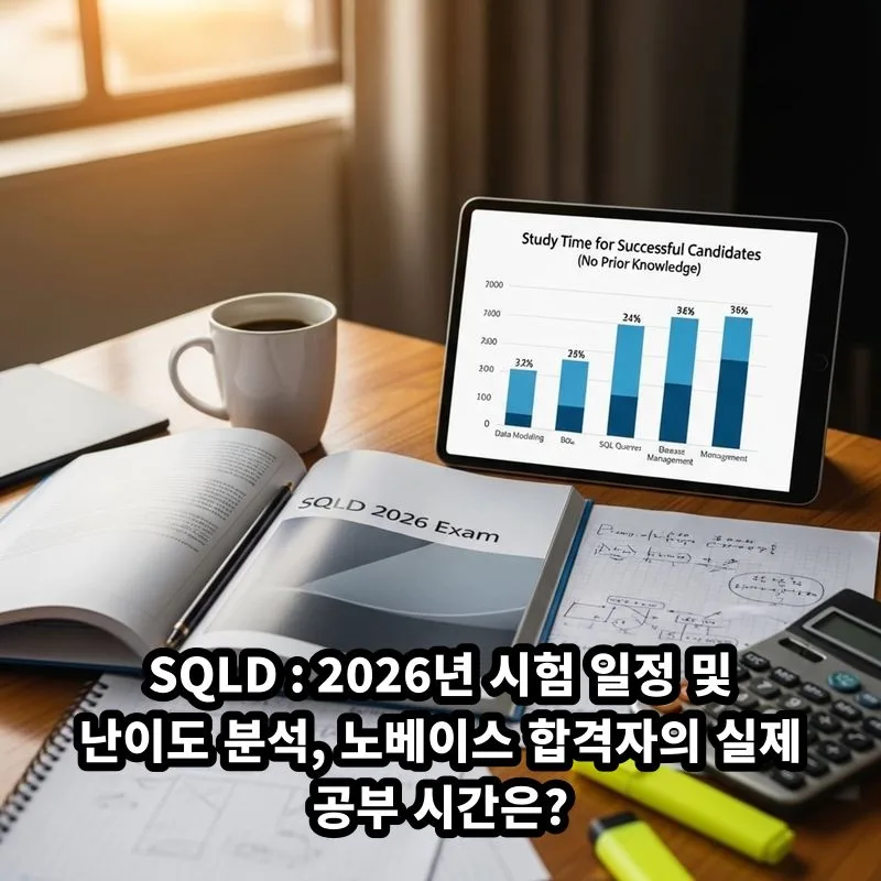 SQLD 자격증 2026년 시험 일정 및 합격 전략 완벽 분석