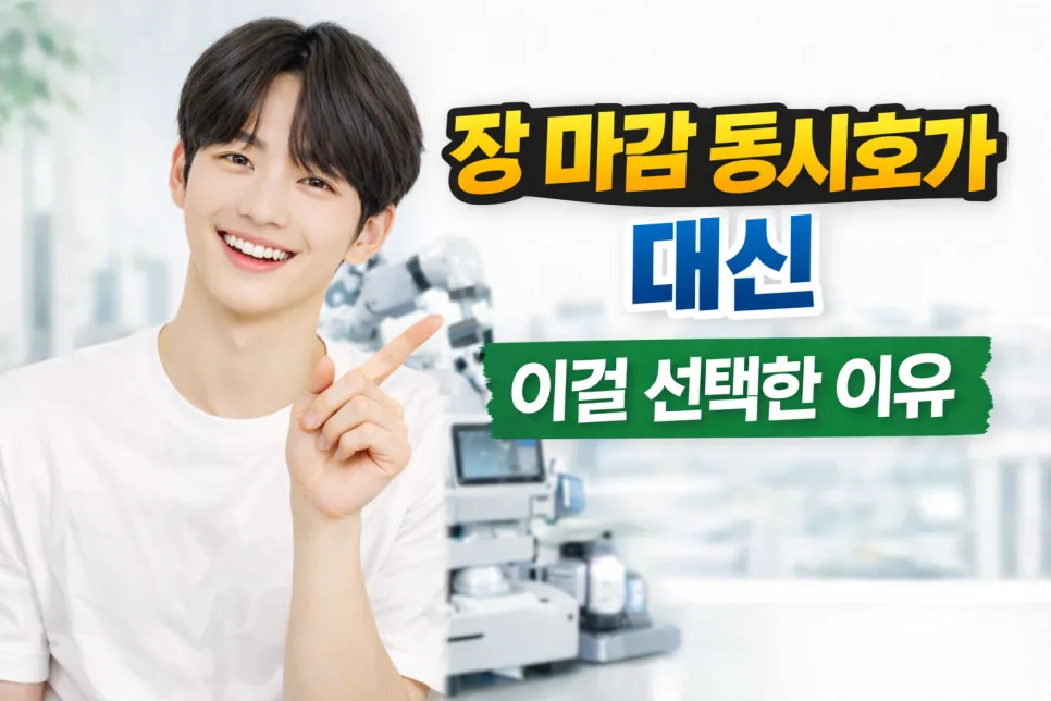 장후 시간외 거래 활용법: 2026년 주식 투자 핵심 전략 — 비즈니스·경제 — ssisisi