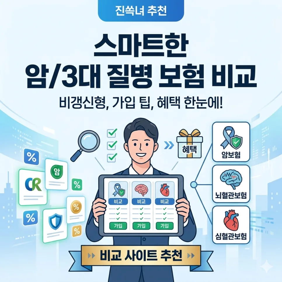 3대질병보험 2026년, 암·뇌·심장 진단비 핵심 비교 가이드