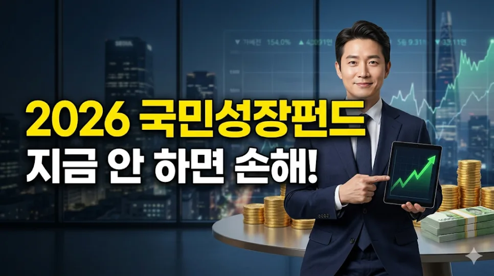 2026 국민성장펀드, 최대 혜택 받는 가입 전략은?