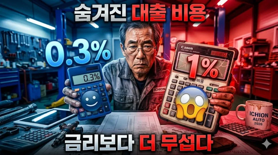 대출 숨겨진 비용 2026: 금리 0.3~1% 추가 발생 구조 총정리