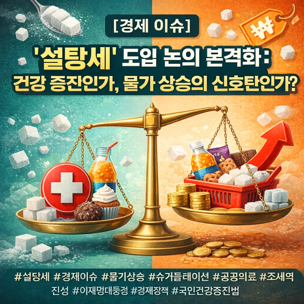 설탕세 도입, 물가 상승 부를까? 2026년 경제 영향 분석