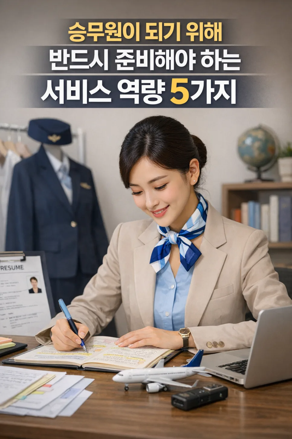 승무원 합격 핵심: 서비스 역량 5가지 완벽 준비 2026