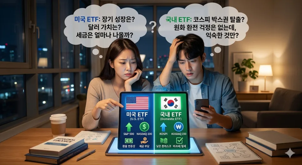미국 ETF vs 국내 상장 미국 ETF 2026: 초보 투자자 완벽 가이드