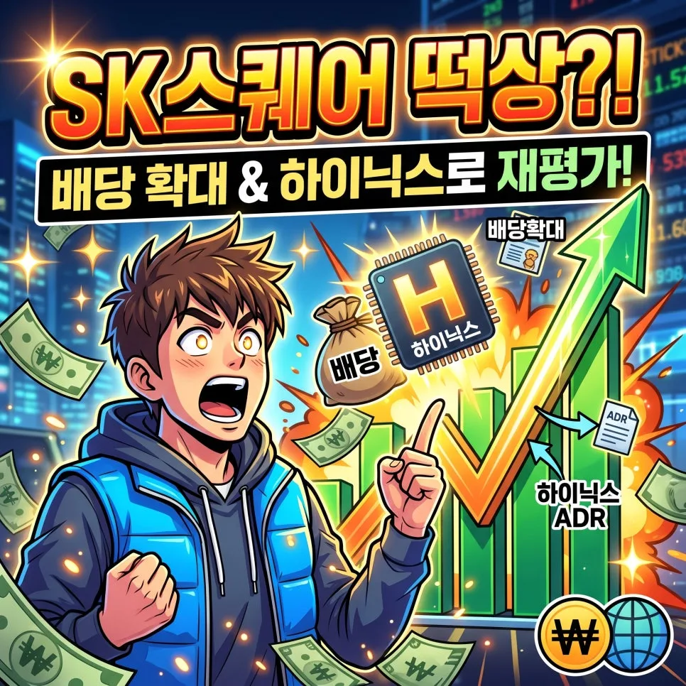 SK스퀘어 주가 전망: 배당 확대와 하이닉스 ADR 상장 2026년 분석