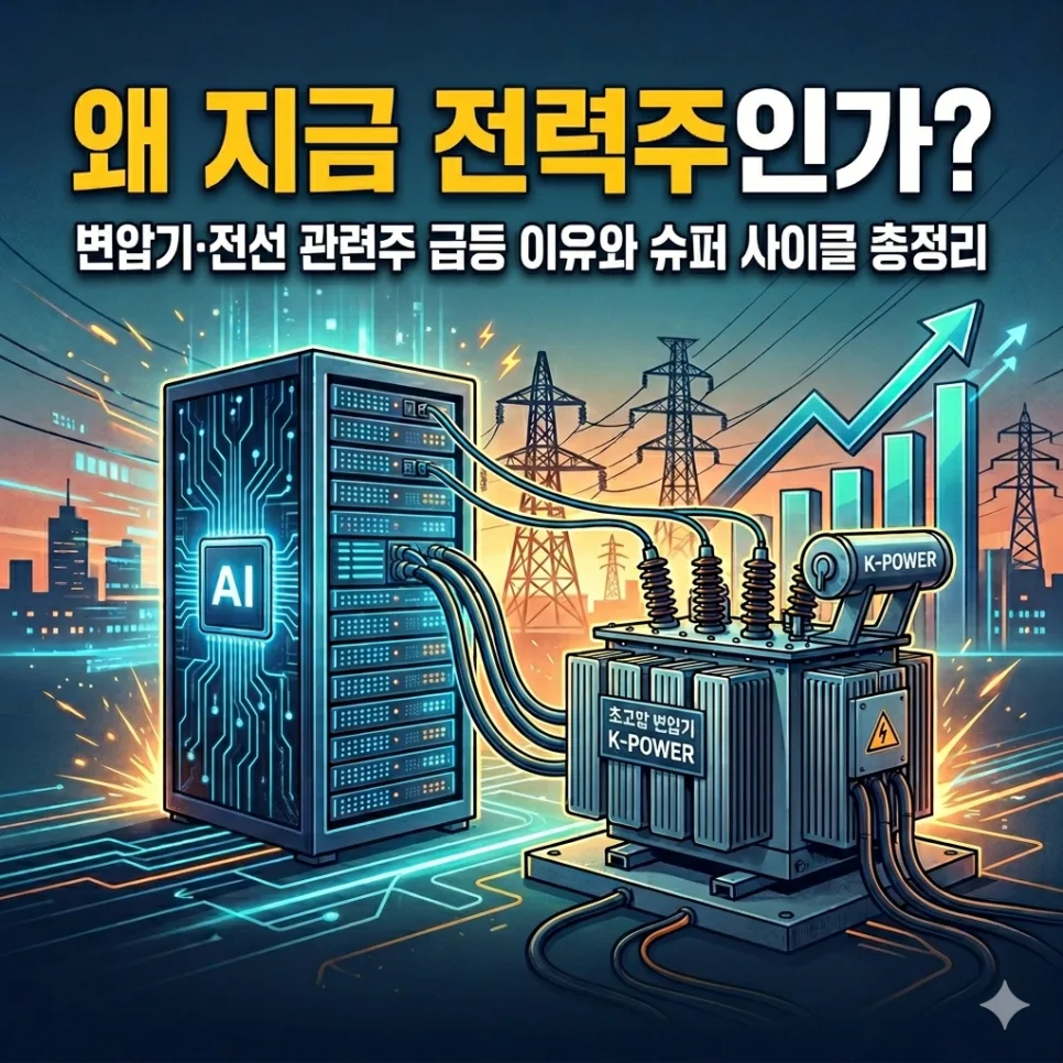 2026년 전력주 슈퍼 사이클: 변압기·전선주 급등 이유 총정리