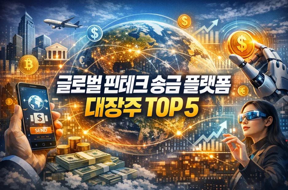 2026년 핀테크 송금 대장주 TOP 5: 미래 금융 지도를 바꿀 기업 분석