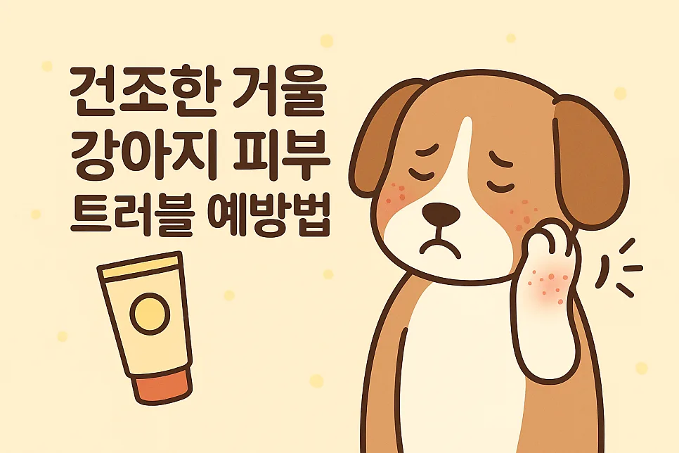 2026년 겨울 강아지 피부 트러블, 5가지 예방법 총정리