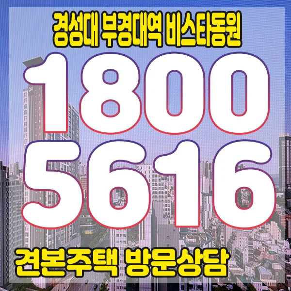 경성대 부경대역 비스타동원 2026: 분양가, 조건, 평면 완벽 분석