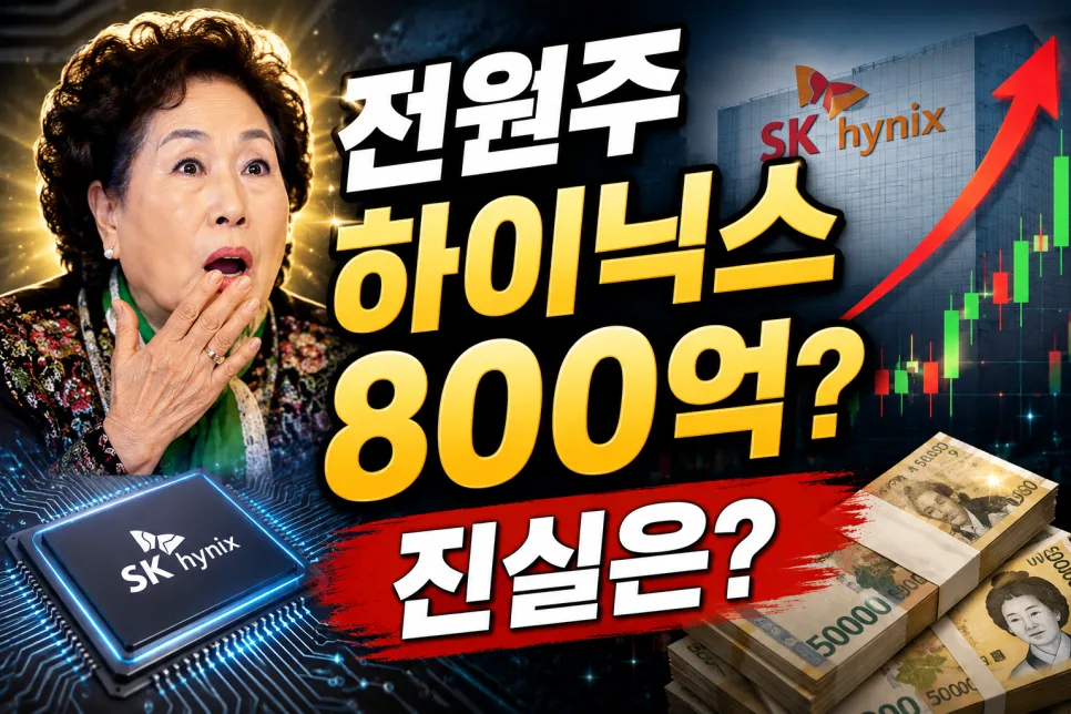 전원주 SK하이닉스 800억 보유설 진실은? 2026년 투자 비법 총정리