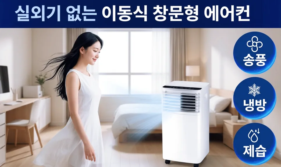 실외기 없는 에어컨, 2026년 폭염 대비 필수템 추천