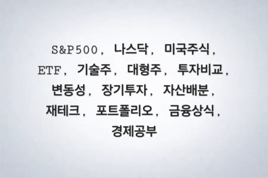 S&P500 vs 나스닥 2026: 투자 성향별 최적 지수 선택 가이드