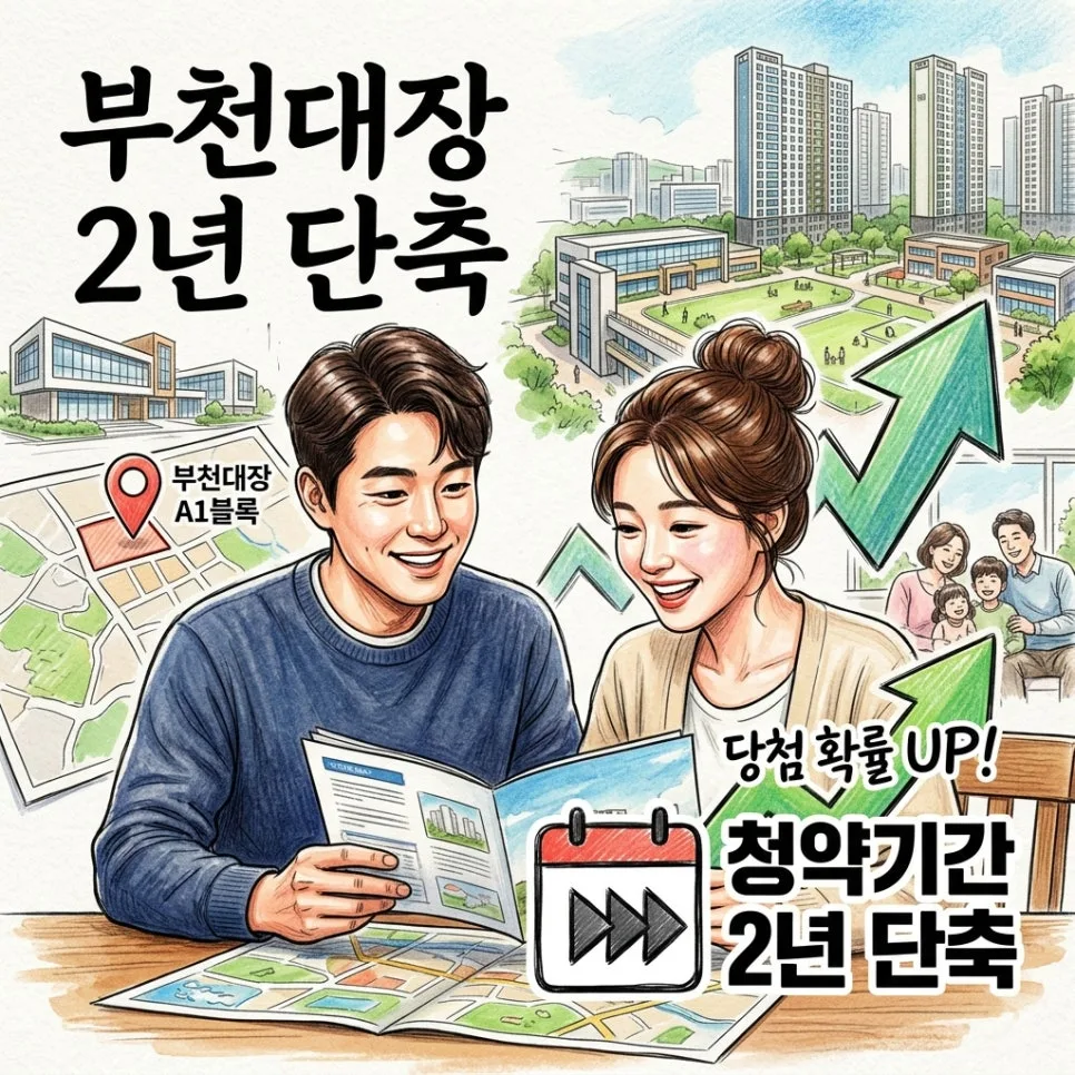 부천대장지구 3기 신도시, 2년 단축 청약 성공 전략 2026