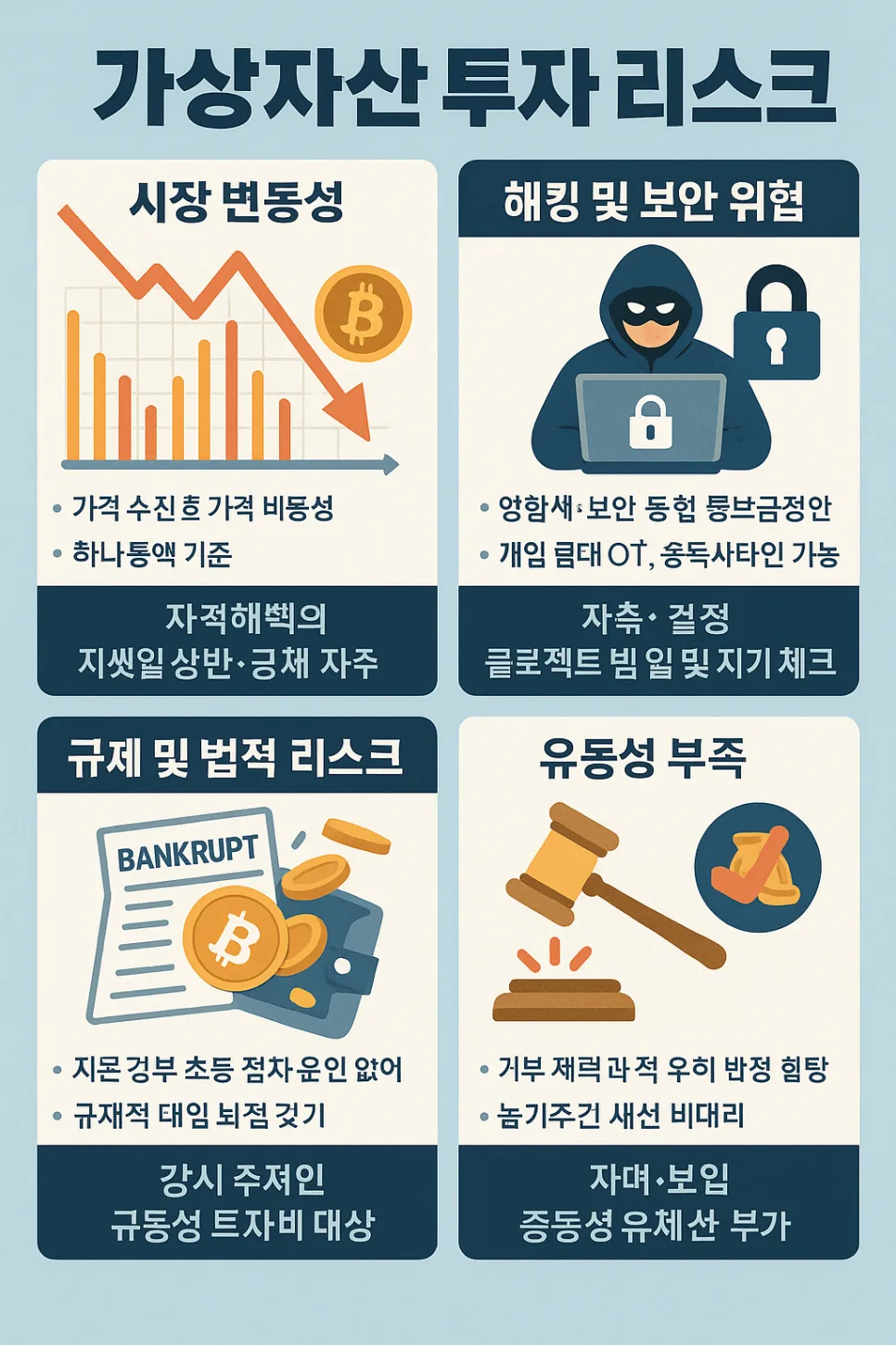 가상자산 투자 리스크 2026: 5가지 위험과 완벽 대비책 — 비즈니스·경제 — shmed4809
