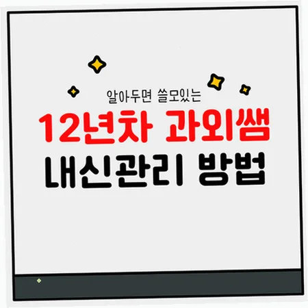 개포중 내신 성적 올리는 국영수 과외 2026년 전략