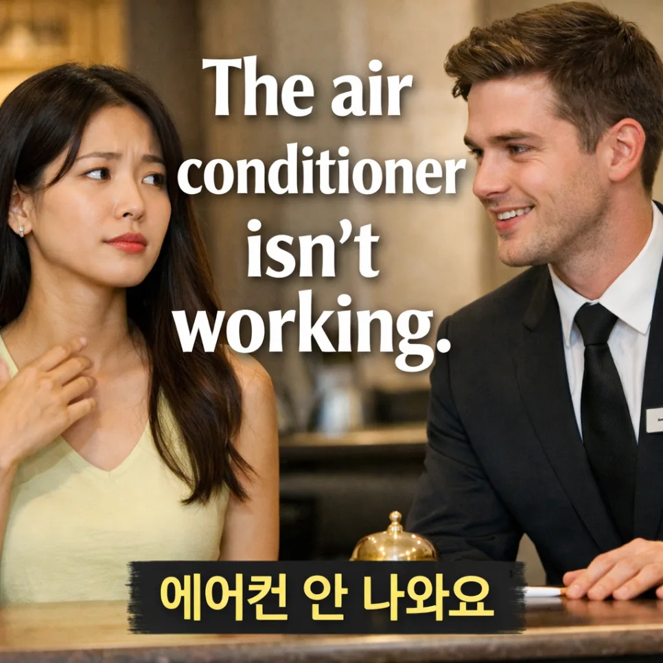 호텔 에어컨 고장 시 영어로 말하는 법 2026