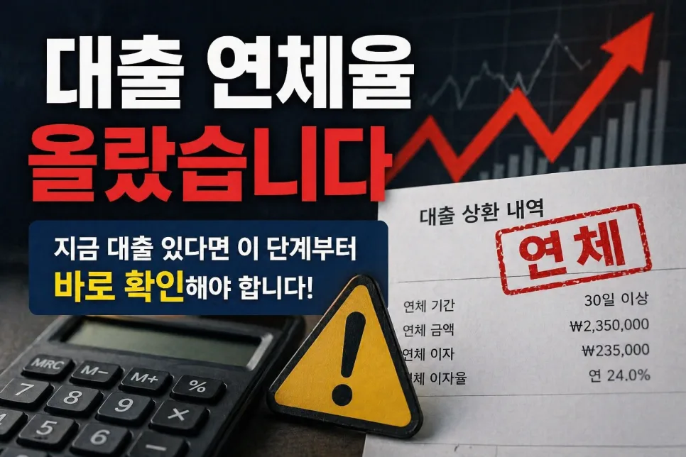 대출 연체율 상승, 2026년 당신의 신용 점수는? 점검법 총정리